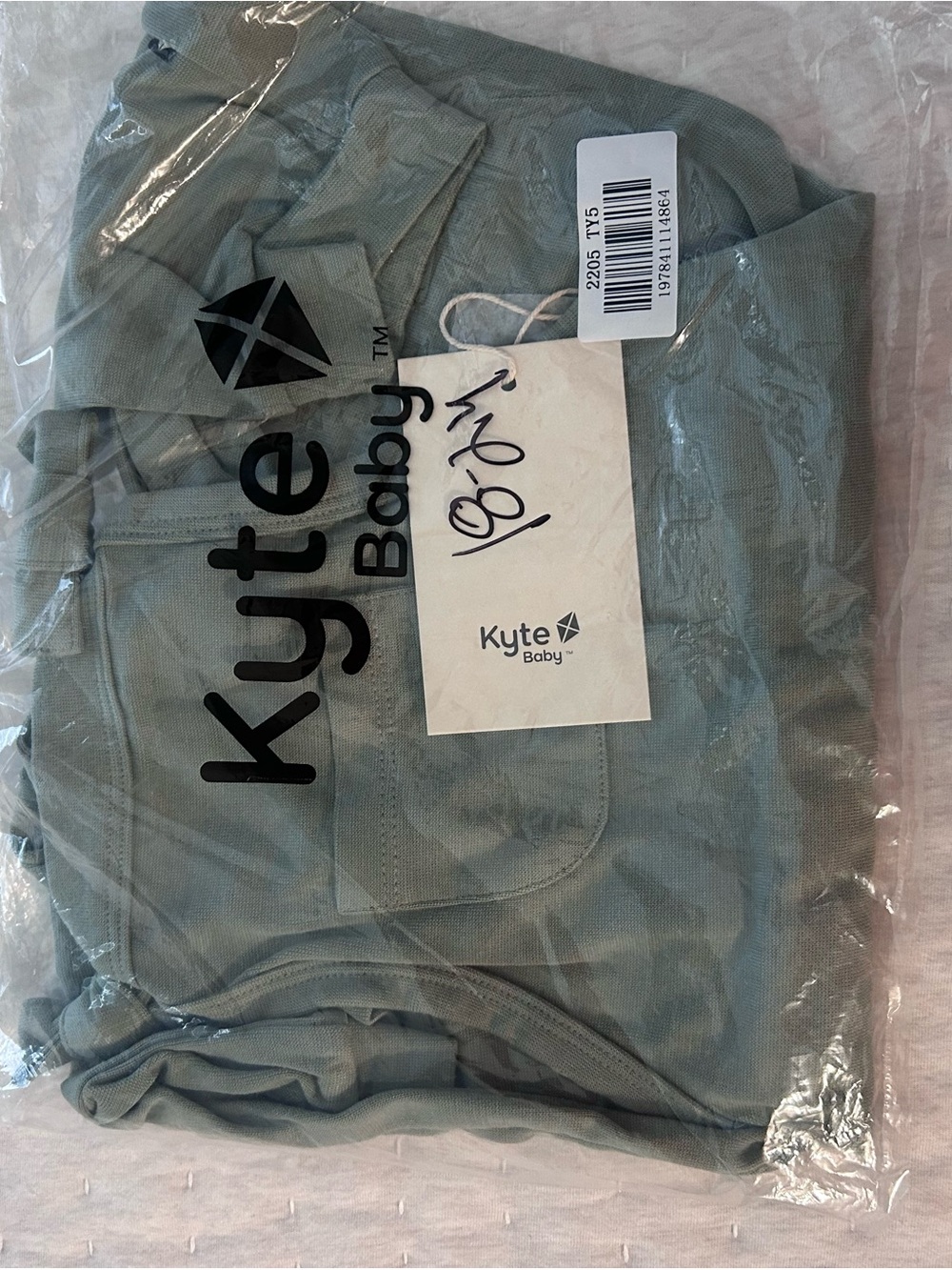 Kyte BABY Sage Green One-Piece Overalls